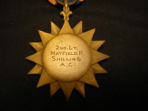 US Air Medal Inscription