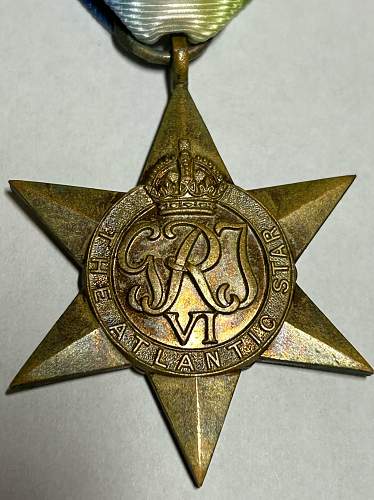 Atlantic Star with Air Crew Europe clasp