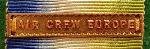 Atlantic Star with Air Crew Europe clasp