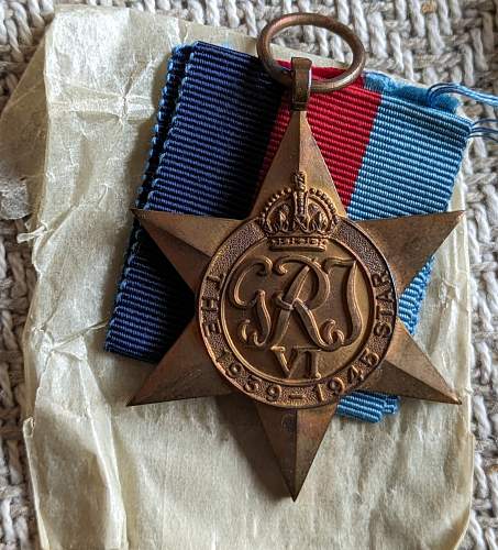 WW2 Medal Grouping