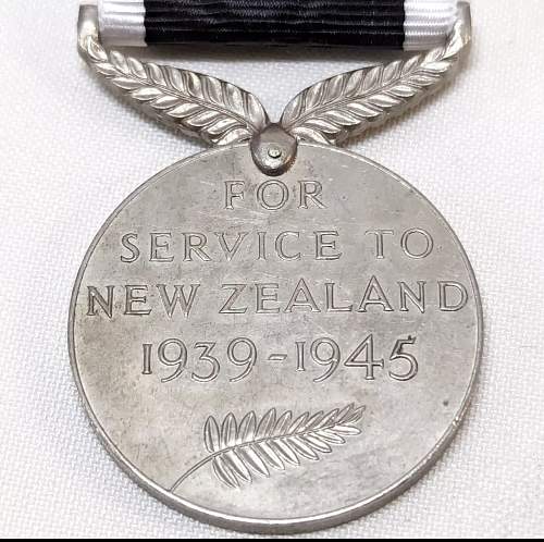 Is this a WW2 period New Zealand War Service medal?