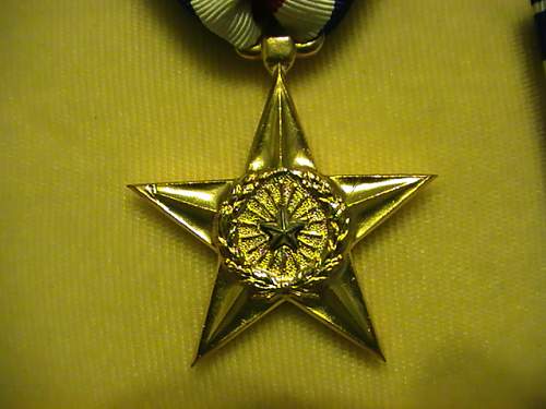 US medal the silver star