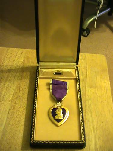 Two US Purple hearts