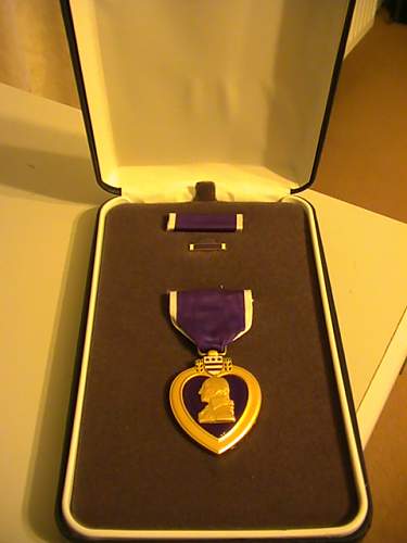 Two US Purple hearts