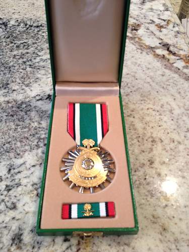 Saudi liberation of Kuwait Medal............