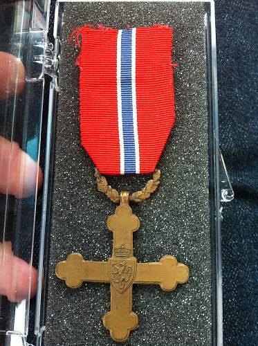 The Norwegian War Cross (my first medal from Norway)