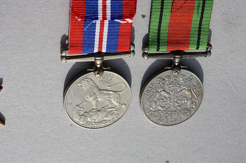 Named British WW2 medals