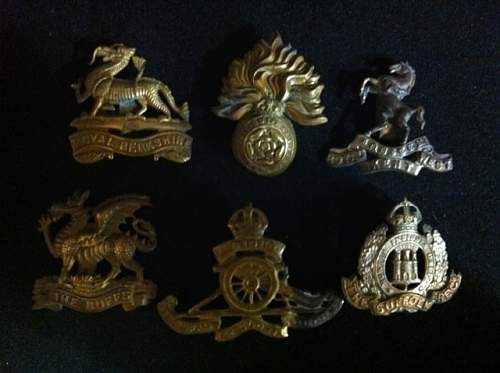 British cap badges identification