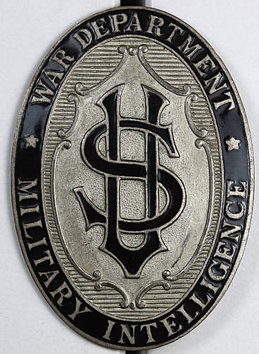 U.S. Army Corps of Intelligence Police Badge