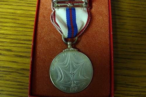 Queen Elizabeth II Silver Jubilee Medal