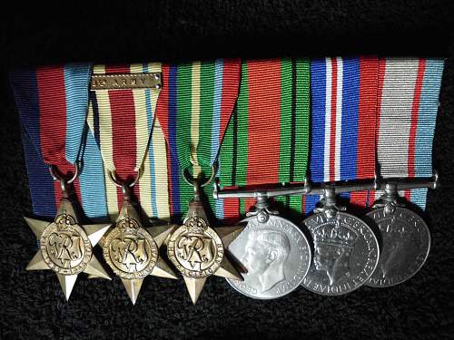 Medals Recieved 67 Yrs later.