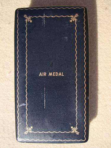 WW2 US Air Medal cased