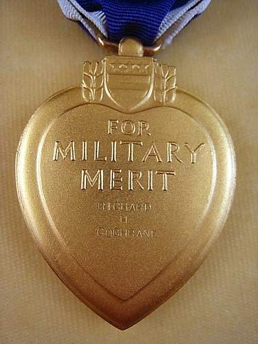 Fake engraved Purple Heart?