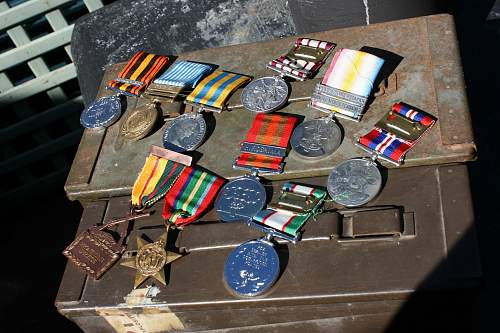 My Gandfathers WW2 Pacific War Medals