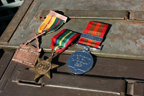 My Gandfathers WW2 Pacific War Medals