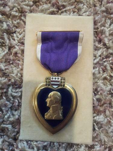 WW1 Engraved Purple Heart