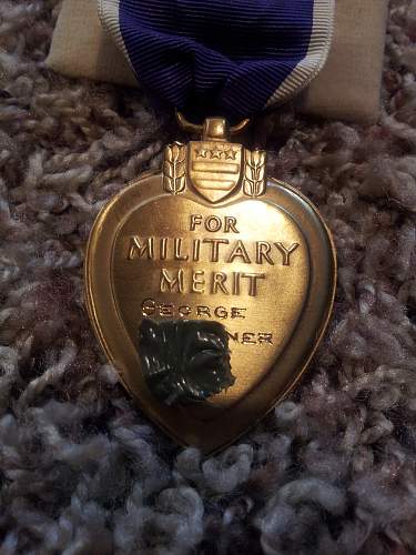 WW1 Engraved Purple Heart