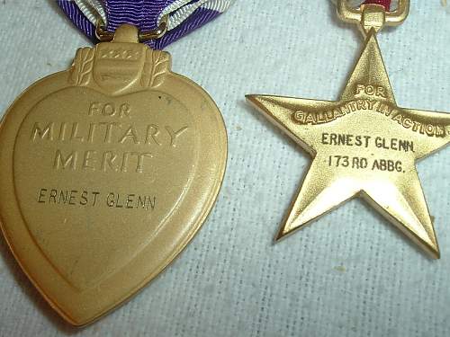 Silver Star/Purple heart Named but Unconfirmed