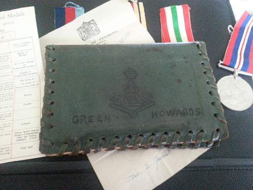 Ww2 green howards medal group and pics