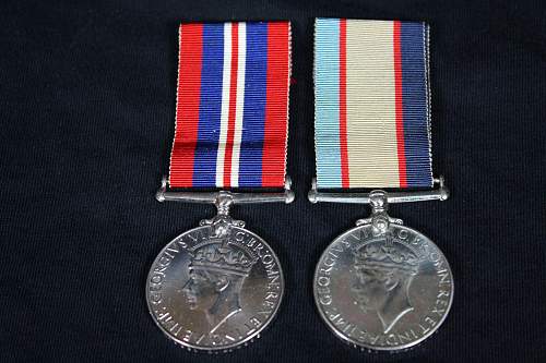 Australian, Canadian and South African service medals