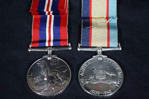 Australian, Canadian and South African service medals