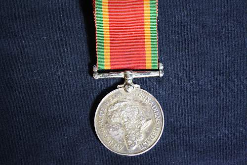 Australian, Canadian and South African service medals