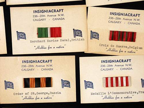 INSIGNIACRAFT-Calgary Canada,ribbon display cards