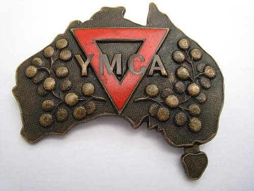 Australian YMCA - WW2 - ID needed