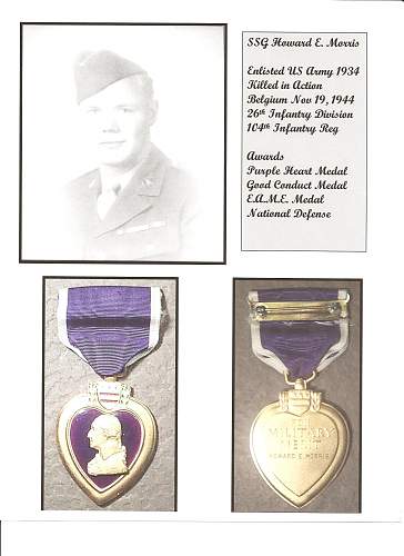 Purple Heart spanning three wars-Keeping it in the family