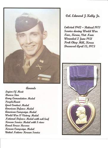 Purple Heart spanning three wars-Keeping it in the family