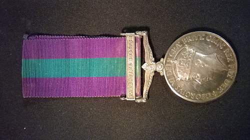 First GSM Medal Palestine 45-48