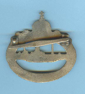 WW1 German Imperial U-Boat Badges in Sterling Silver