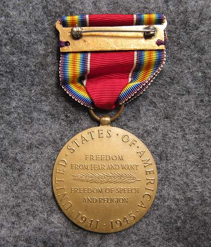 Victory World War II (WW2) Medal - Medallic Art Co.