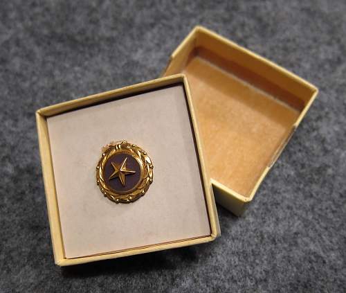 Gold Star Lapel Pin