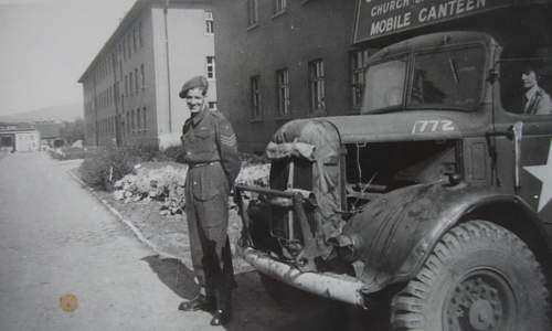 Church Army Mobile Canteen - defence medal and ID question.