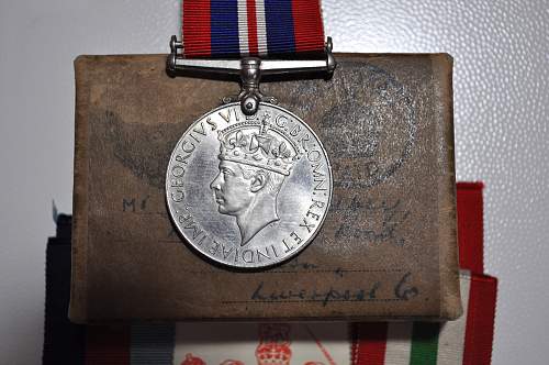 British veterans  medals, Italy Star, etc.