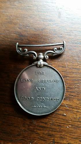 Long Service Good Conduct Medal, Crimean War period 15th HUSSARS