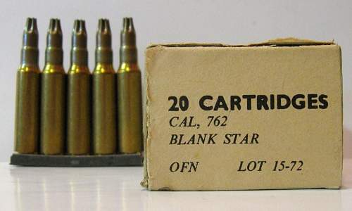 Blank ammunition I.D.