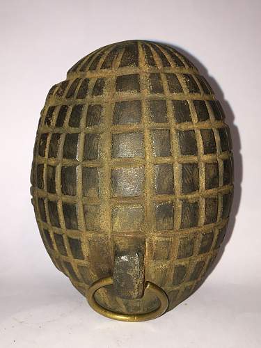 The &quot;type 2 infantry grenade&quot; Turkish ottoman empire grenade, (1914)