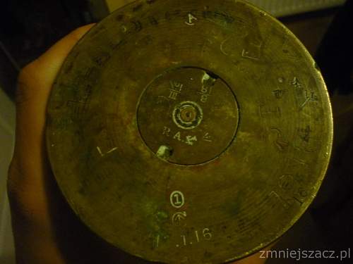 WWII artilery shell trench art