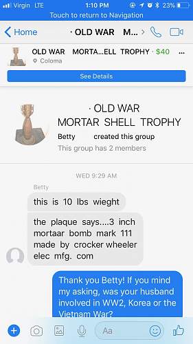 My  Facebook Mortar Adventure