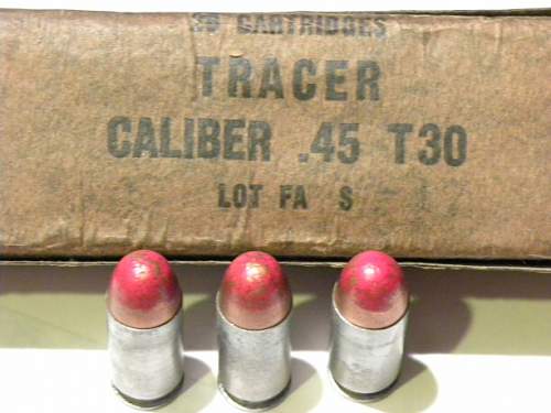 45 tracer ammo 1945 dated