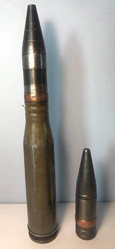 23X152mm HE Drill Round + AP projectile