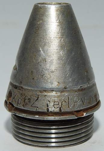 37mm Flak round and muzzle