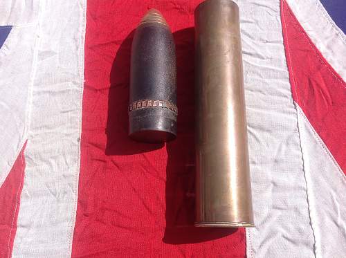 Identification help please WWI Turkish 7.5 mm shell and casing