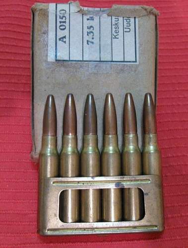 Finnish ammo box for carcano 7.35 ammo