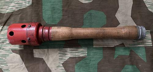 German Practice Stick Grenade