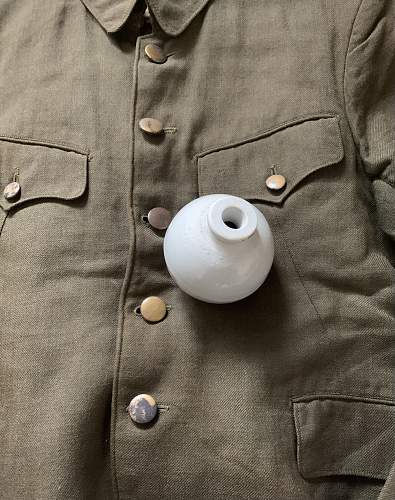 WW2 Japanese Type 4 ceramic grenade