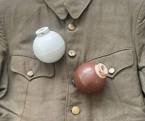 WW2 Japanese Type 4 ceramic grenade