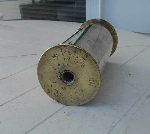 Italian Artillery shell &quot;trench art&quot;